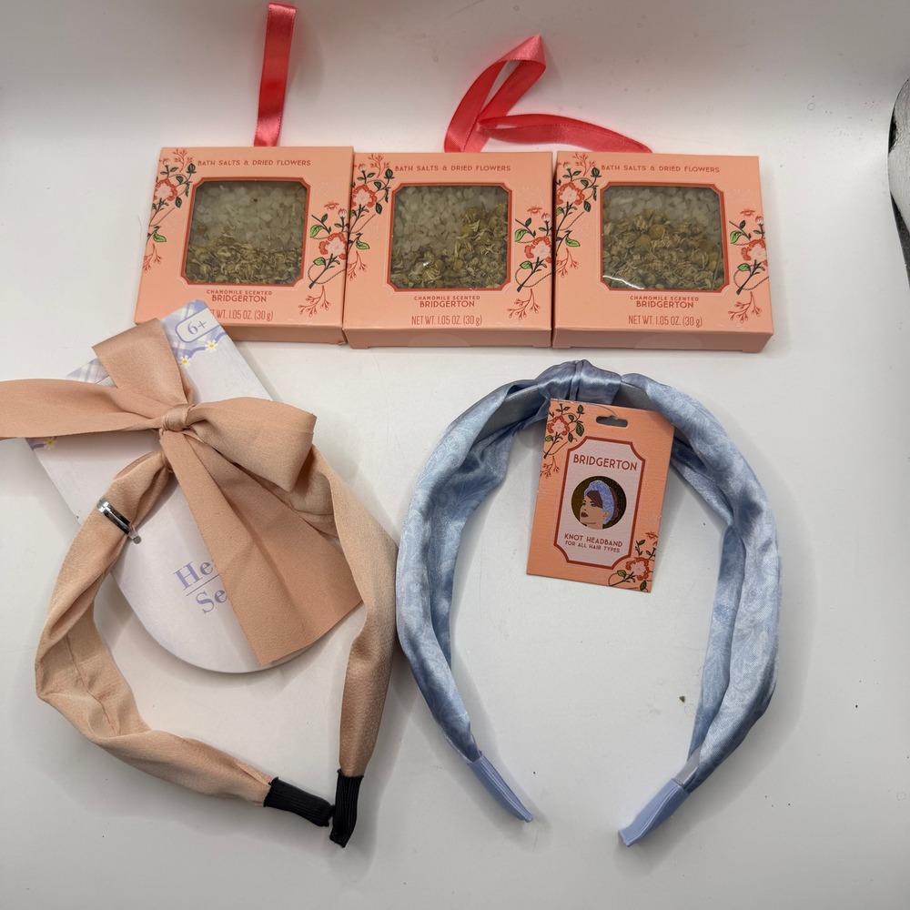 Bridgerton 5pc Spa & Hair Set Regencycore Cottagecore Coquette Victorian Vintage